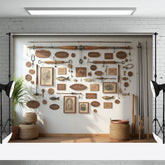 Lofaris White Fathers Day Fishing Wall Photography Backdrop